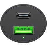goobay Dual-USB Auto Schnellladegerät USB-C PD (Power Delivery) schwarz