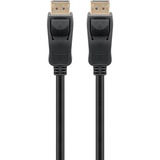 goobay Verbindungskabel DisplayPort 1.4 Stecker > DisplayPort Stecker schwarz, 3 Meter, 8K
