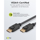 goobay Verbindungskabel DisplayPort 1.4 Stecker > DisplayPort Stecker schwarz, 3 Meter, 8K