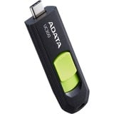 ADATA UC300 256GB, USB-Stick schwarz/grün, USB-C 3.2 Gen 1