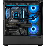 ALTERNATE Custom PC Series • Blue Thunder Elements Gaming-PC schwarz/transparent, ohne Betriebssystem