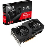 ASUS Radeon RX 6600 DUAL, Grafikkarte RDNA 2, GDDR6, 3x DisplayPort, 1x HDMI 2.1