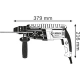 Bosch Bohrhammer GBH 2-28 Professional blau/schwarz, 880 Watt, L-BOXX