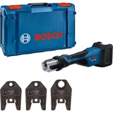 Bosch Professional Akku-Presswerkzeug GPT 18V-32 Professional solo, 18Volt, Kit U, Pressmaschine blau, ohne Akku und Ladegerät, 3 Pressbacken Standard U, in L-BOXX