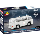 COBI Volkswagen T2b Krankenwagen, Konstruktionsspielzeug grau, Maßstab 1:35