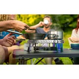 Campingaz Campingkocher Camp & Trek Twin Connect, Gaskocher silber/schwarz, 2 Kochfelder 2x 2 kW, für CV470 Plus