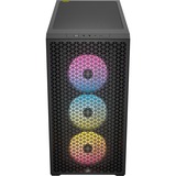 Corsair 3000D RGB Airflow , Tower-Gehäuse schwarz, Tempered Glass