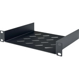 Digitus 254 mm (10") Fachboden schwarz, 1 Höheneinheit