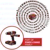 EINHELL Power X-Change Akku-Schlagbohrschrauber TE-CD 18/48 Li, 18Volt schwarz, 2x Li-Ionen Akku 2,0Ah