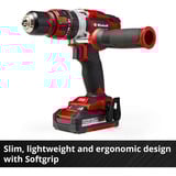 EINHELL Power X-Change Akku-Schlagbohrschrauber TE-CD 18/48 Li, 18Volt schwarz, 2x Li-Ionen Akku 2,0Ah