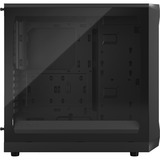 Fractal Design Focus 2 Black TG Clear Tint, Tower-Gehäuse schwarz, Tempered Glass