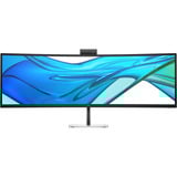HP Pro 549pm Konferenz-Monitor, LED-Monitor 124.5 cm (49 Zoll), schwarz/silber, DQHD, VA, Curved, Popup-Webcam, 165Hz Panel