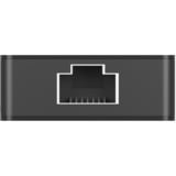 ICY BOX IB-DK4038-LCD, Dockingstation anthrazit, mit LCD-Display