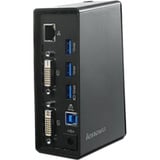 Lenovo ThinkPad USB 3.0 Dock Generalüberholt, Dockingstation schwarz, (0A33971)