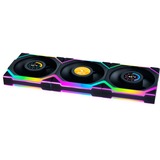 Lian Li UNI FAN SL120 LCD Wireless 3er-Pack inkl. Controller, Gehäuselüfter schwarz, 124.5 mm
