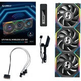 Lian Li UNI FAN SL120 LCD Wireless 3er-Pack inkl. Controller, Gehäuselüfter schwarz, 124.5 mm