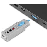 Lindy DisplayPort-Port-Schlüssel mit 4 Schlössern, Schloss Code Blau