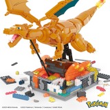 Mattel MEGA Pokémon Motion Glurak bewegliches Bauset, Konstruktionsspielzeug 