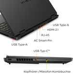 OMEN 16-am0178ng, Gaming-Notebook schwarz, Intel® Core™ i7-14650HX, NVIDIA GeForce RTX 5060, 32 GB DDR5, 1 TB (1 TB SSD), ohne Betriebssystem