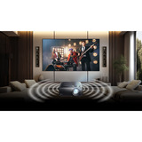 Optoma UHZ58LV, Laser-Beamer schwarz, UltraHD/4K, Dual-Laser-Heimkino-Projektor