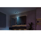 Philips Hue Hue White & Color Ambiance Slim Einbauleuchte 90 mm, LED-Leuchte schwarz