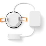 Philips Hue White & Color Ambiance Slim Einbauleuchte 90 mm, LED-Leuchte schwarz