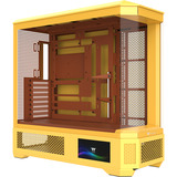 Thermaltake View 600 TG BuThermaltakeer Caramel, Big-Tower-Gehäuse gelb, Tempered Glass