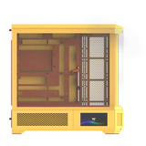 Thermaltake View 600 TG BuThermaltakeer Caramel, Big-Tower-Gehäuse gelb, Tempered Glass