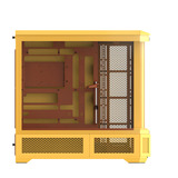 Thermaltake View 600 TG BuThermaltakeer Caramel, Big-Tower-Gehäuse gelb, Tempered Glass