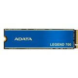 ADATA LEGEND 700 256 GB, SSD blau/gold, PCIe 3.0 x4, NVMe 1.4, M.2 2280