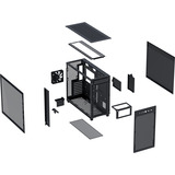 ASUS PRIME AP303 TG , Tower-Gehäuse schwarz, Tempered Glass