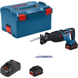 Bosch Akku-Säbelsäge BITURBO GSA 18V-28 Professional blau/schwarz, 2x Akku ProCORE18V 5,5Ah, in L-BOXX