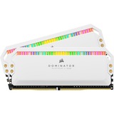 Corsair DIMM 32 GB DDR5-5200 (2x 16 GB) Dual-Kit, Arbeitsspeicher weiß, CMT32GX5M2B5200C40W, Dominator Platinum RGB, INTEL XMP