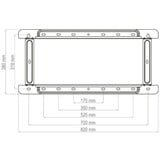 HAGOR BrackIT XXL HD II, Wandhalterung schwarz