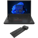Lenovo ThinkPad T480 Generalüberholt, Notebook schwarz, Intel® Core™ i5-8350U, Intel® UHD Graphics 620, 8 GB DDR4, 256 GB (256 GB SSD), Windows 11 Pro