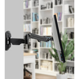 Lindy Display-Wandhalterung mit Gasdruckfeder, Monitorhalterung schwarz, für Monitore bis 81,3 cm (32")