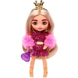 Mattel Barbie Extra Mini Puppe mit goldener Krone (blond) 