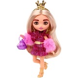 Mattel Barbie Extra Mini Puppe mit goldener Krone (blond) 