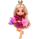 Mattel Barbie Extra Mini Puppe mit goldener Krone (blond) 