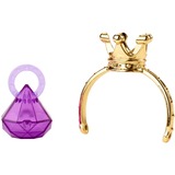 Mattel Barbie Extra Mini Puppe mit goldener Krone (blond) 