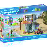 PLAYMOBIL 71903 myLife Rettungsturm mit Beach Buggy, Konstruktionsspielzeug 