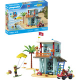 PLAYMOBIL 71903 myLife Rettungsturm mit Beach Buggy, Konstruktionsspielzeug 