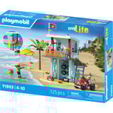 PLAYMOBIL 71903 myLife Rettungsturm mit Beach Buggy, Konstruktionsspielzeug 