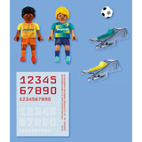 PLAYMOBIL 72058 myLife Fußballspieler und Fußballspielerin - 72058, Konstruktionsspielzeug 