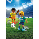 PLAYMOBIL 72058 myLife Fußballspieler und Fußballspielerin - 72058, Konstruktionsspielzeug 