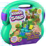 Spin Master Kinetic Sand - Hunde Park Koffer, Spielsand 680 Gramm Sand