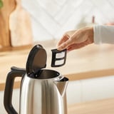 Tefal KO5S0DE Subito , Wasserkocher edelstahl/schwarz, 2.400 Watt, 1,7 Liter