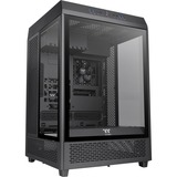 Thermaltake The Tower 500 Black, Tower-Gehäuse schwarz, Tempered Glass