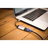 Verbatim USB Adapter, USB-C Stecker > HDMI Buchse silber/schwarz, 10cm, 4K 60Hz
