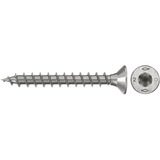 fischer Spanplattenschraube PowerFast II 3,0x25 Senkkopf TX 200 Stück, mit Vollgewinde, Edelstahl A2